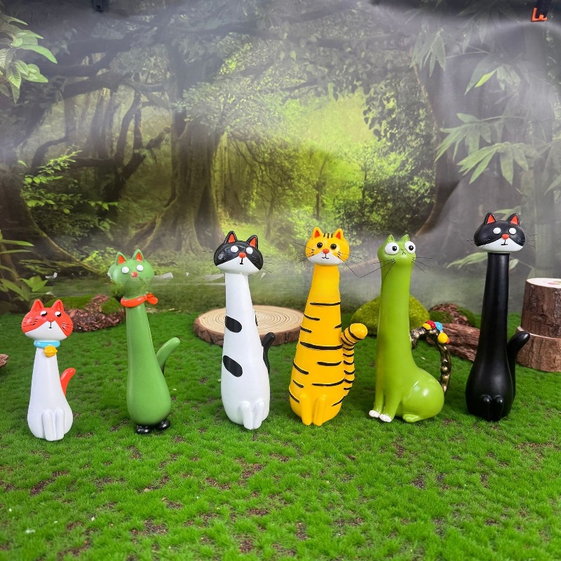 Home Decor Vase - Dispositivo em forma de gato fofo,