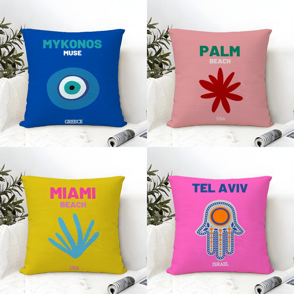 Home Decor Jaipur - Capa de Almofada de Viagem Bali