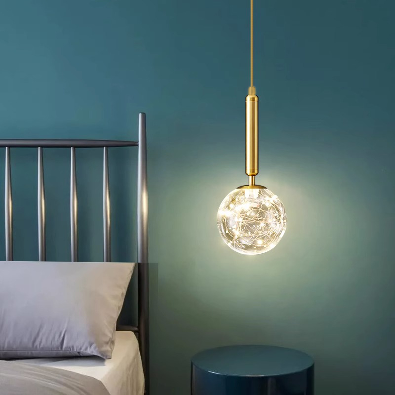 Hanging Moon Lamp - 1 Luminária LED Moderna para Decoração