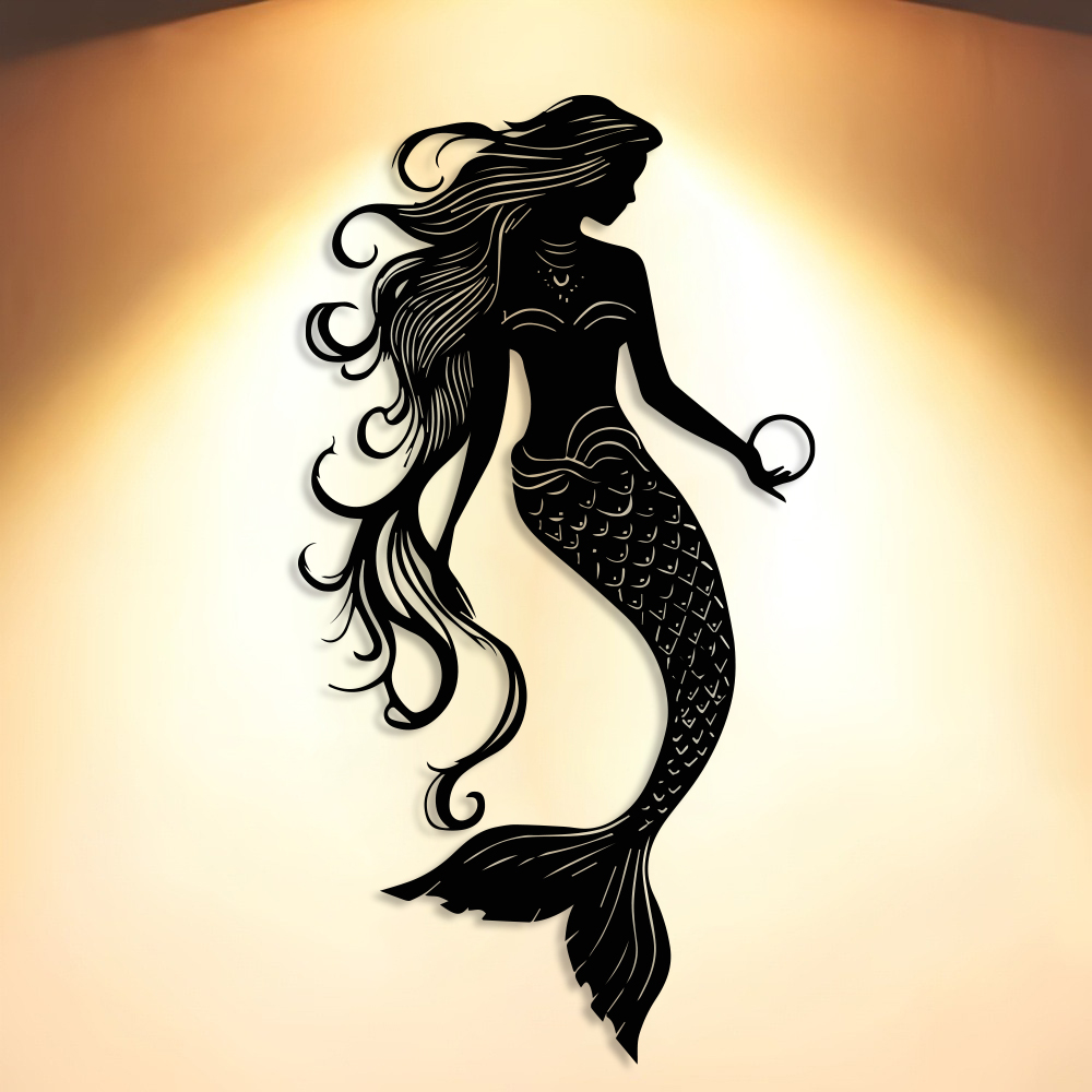 Home Decor Nautical - Arte de Parede Metálica Elegante em