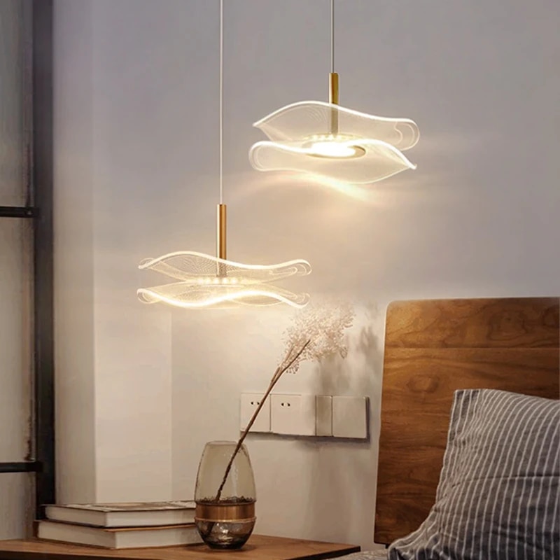 Hanging Moon Lamp - Nordic LED Pendant Lamp, Luminária Suspensa,
