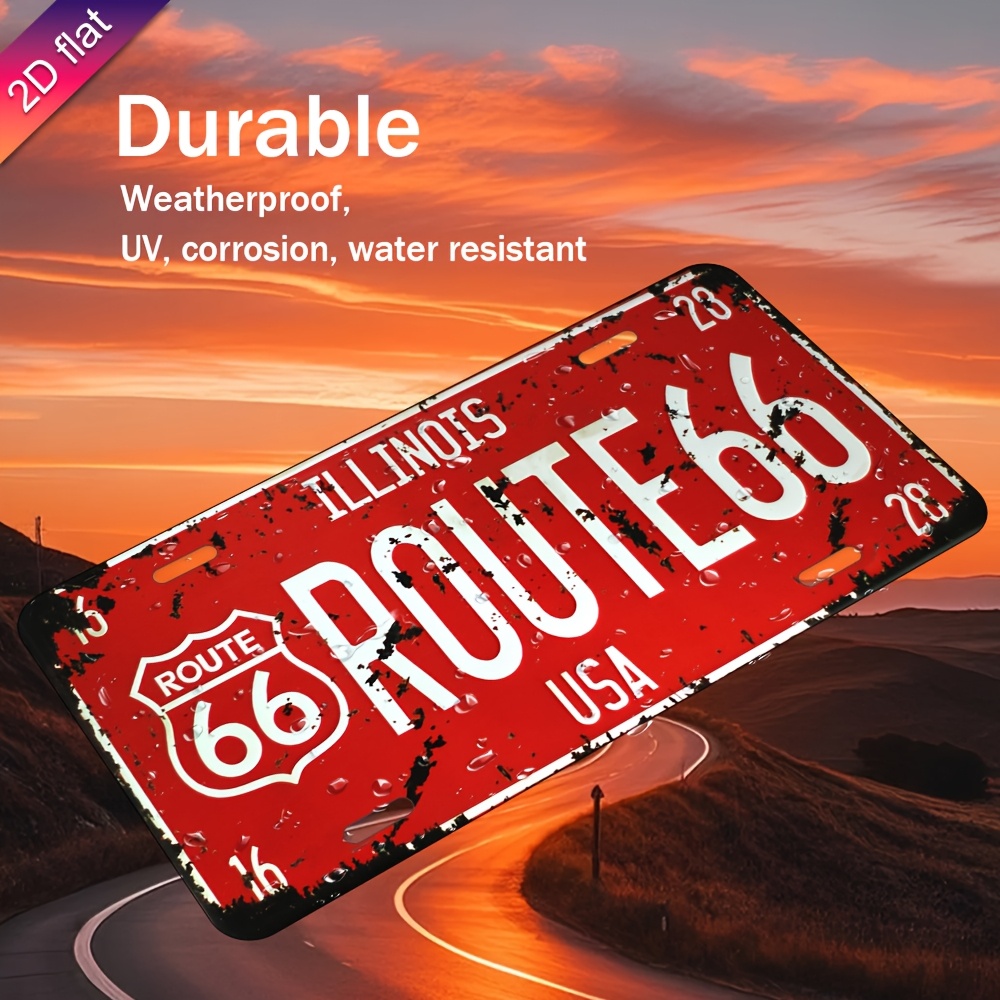 Home Decor Usa - Placa de Metal de Alumínio Estilo