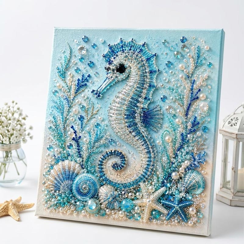 Home Decor Nautical - Kit de Arte com Pérolas Tema