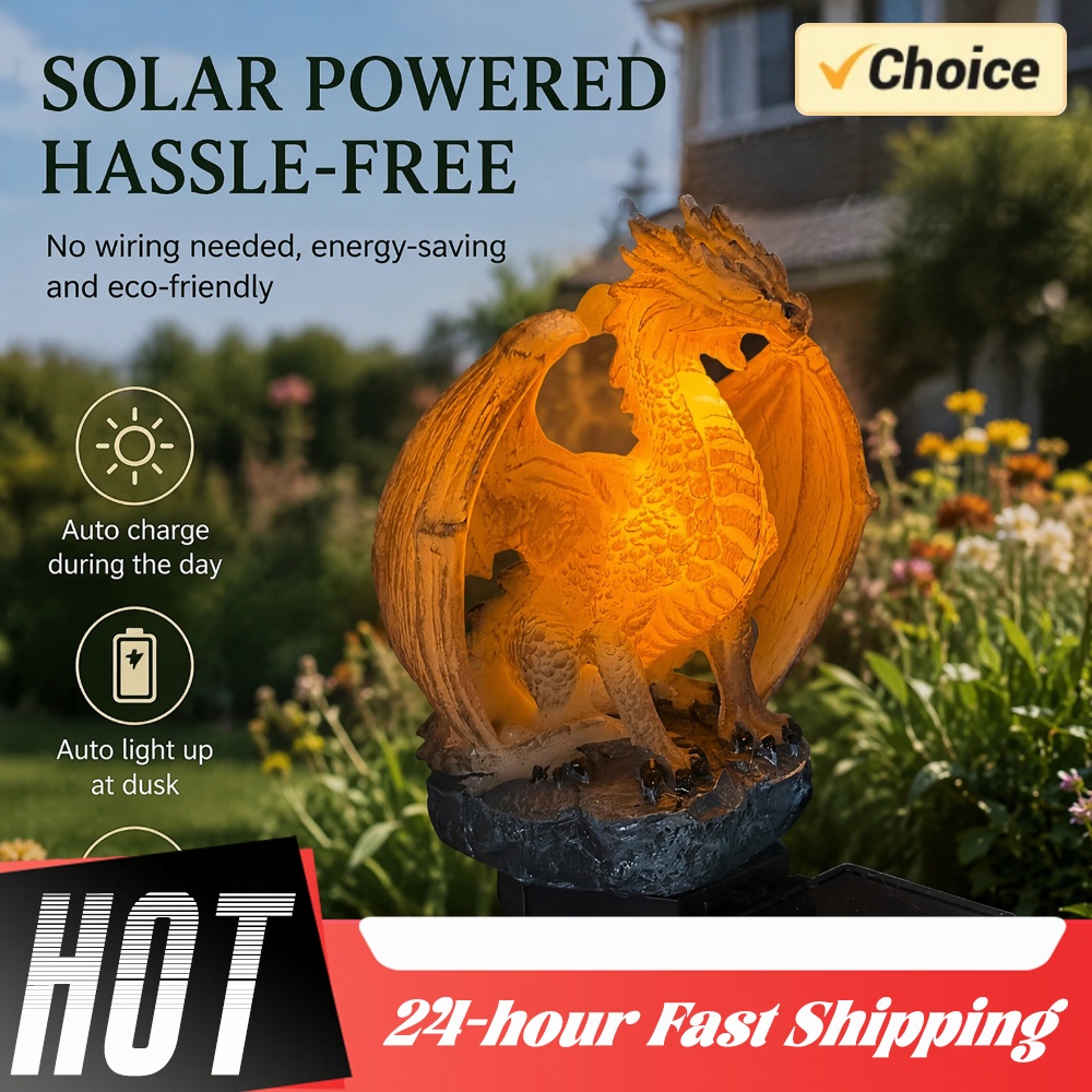 Home Decor Gothic - Lâmpada Solar de Jardim em Forma