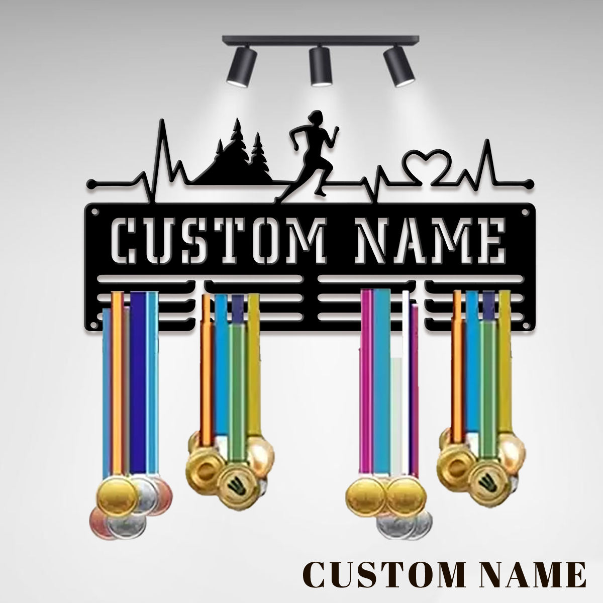 Home Decor Pinterest - Suporte Personalizado para Medalhas de Esportes,