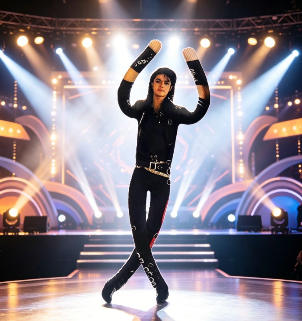 Home Decor Online - Boneco de Pelúcia Articulado Michael Jackson: