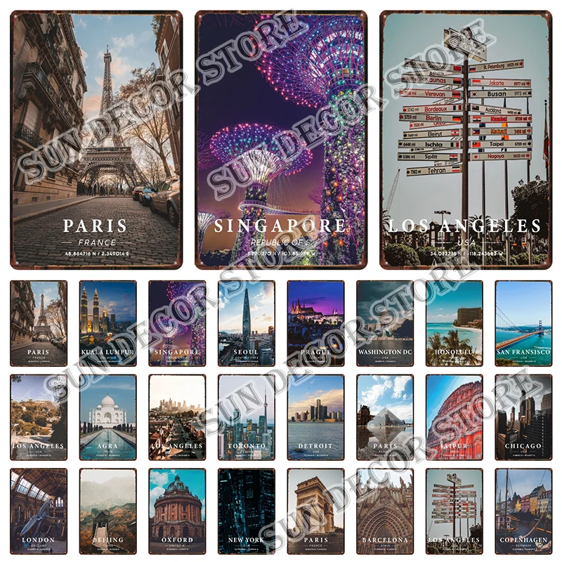 Home Decor Jaipur - Cidade singapura paris jaipur chicago retro