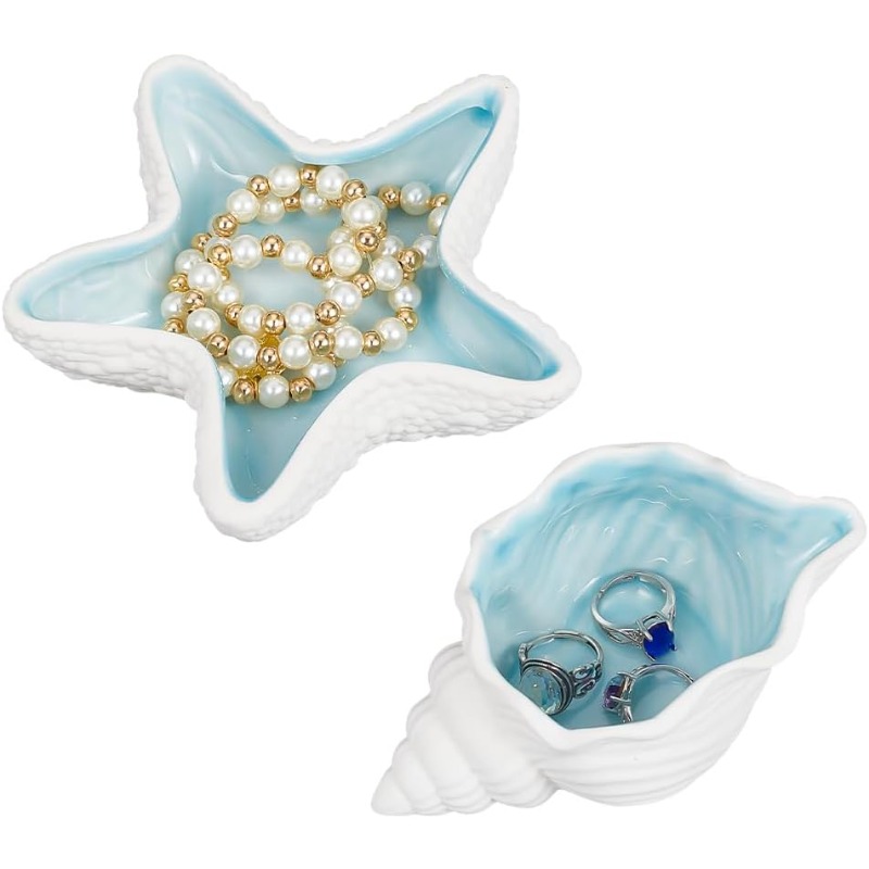 Ceramic Trinket Dish - Prato decorativo de cerâmica com tema