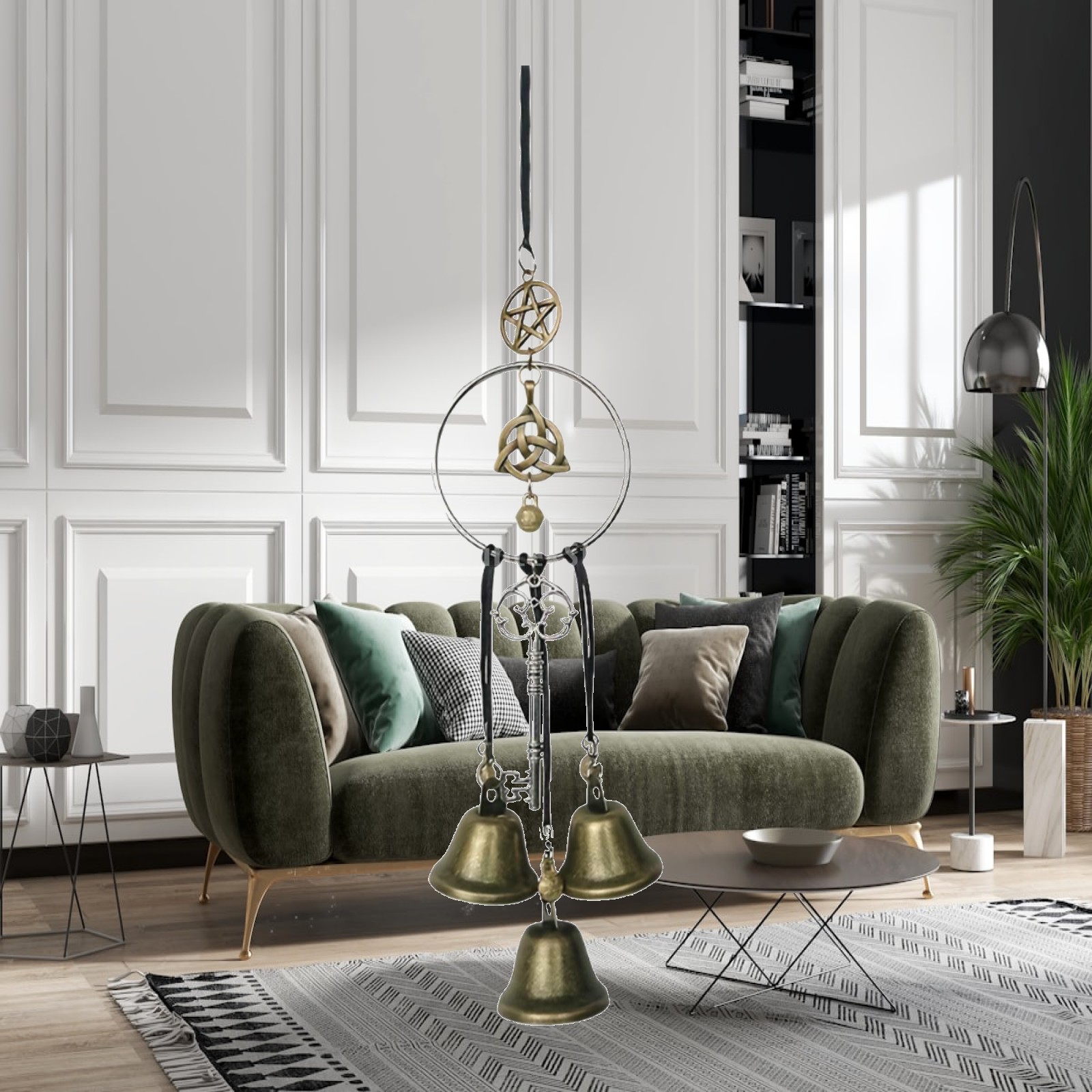 Boho Wind Chimes - Sino de Porta Artesanal com Chaves