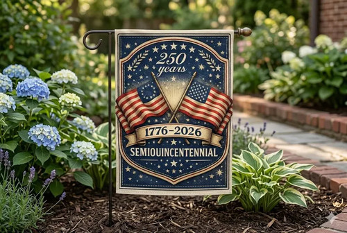 Home Decor Usa - Bandeira de Jardim Americana para Decoração
