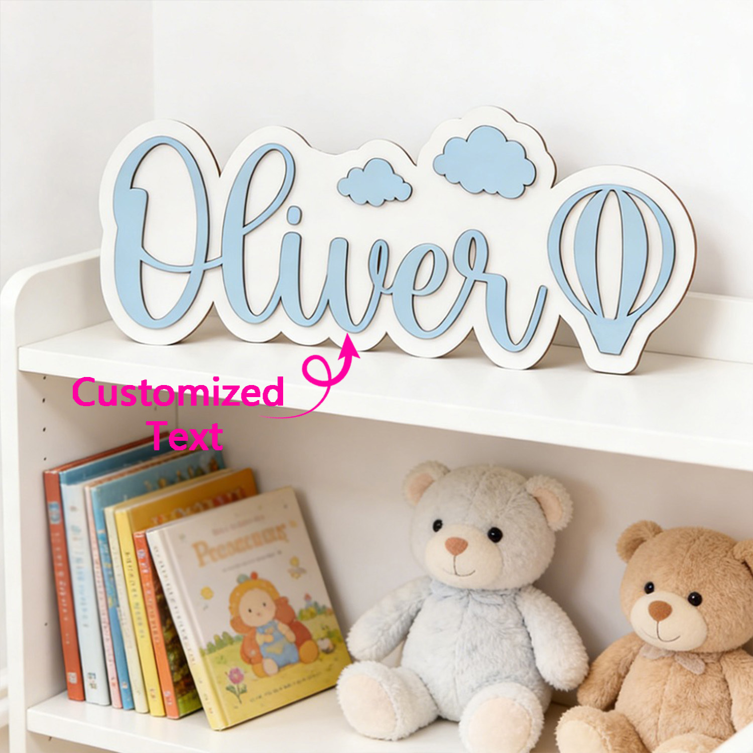 Home Decor Pinterest - Placa de Quarto Personalizada com Nome