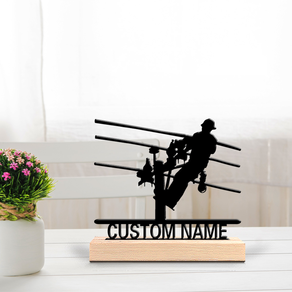 Home Decor Pinterest - 1 peça de Estátua de Eletricista