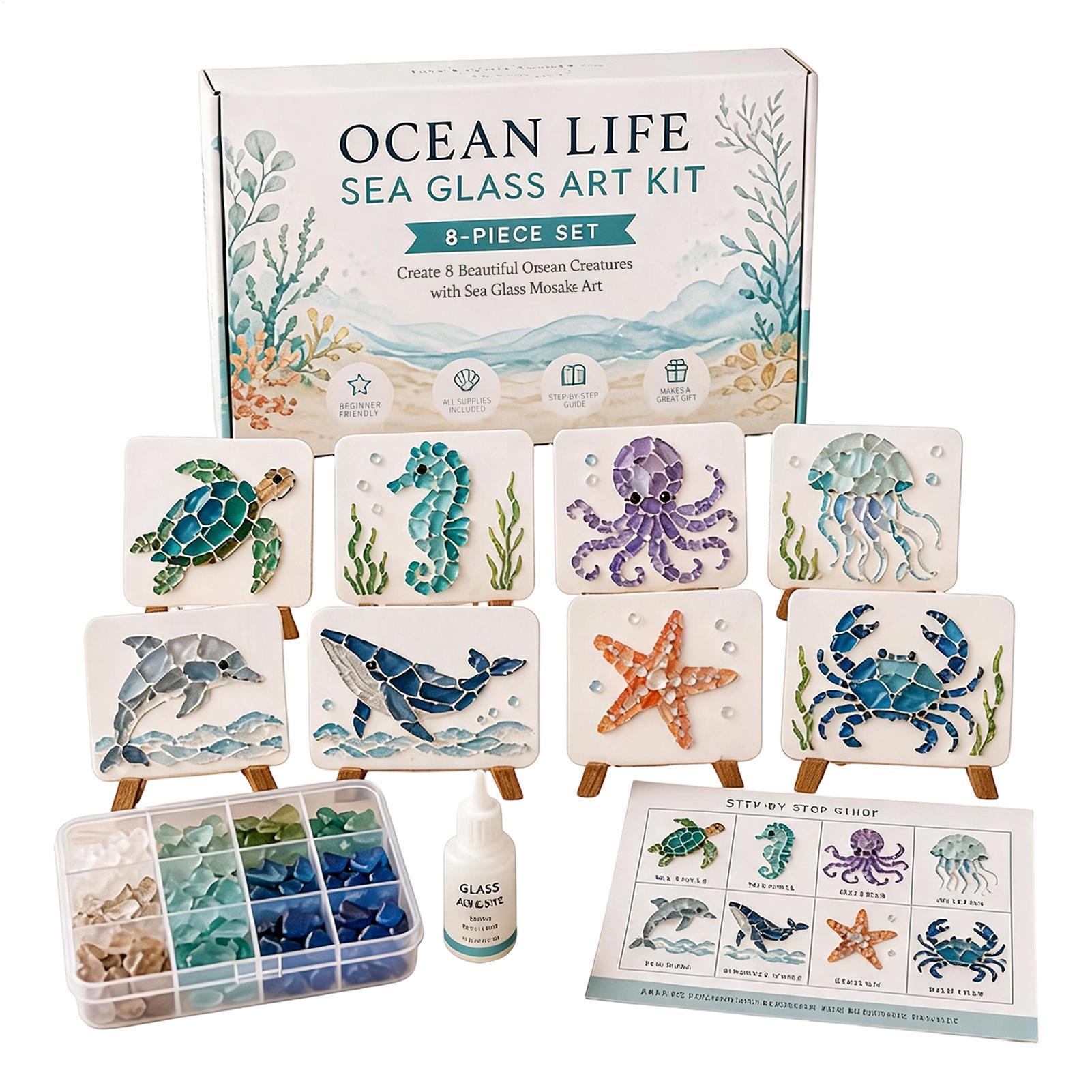 Home Decor Nautical - Kit de Artesanato DIY de Mosaico