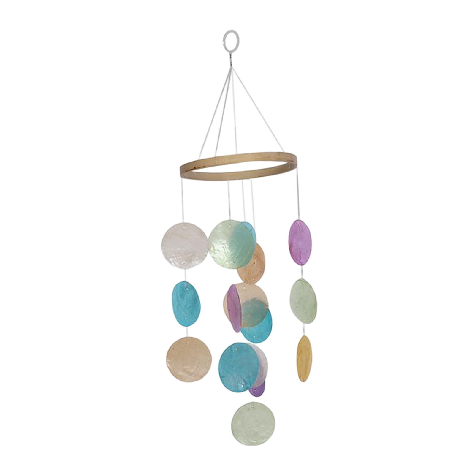 Boho Wind Chimes - Pingente Criativo Colorido de Concha para