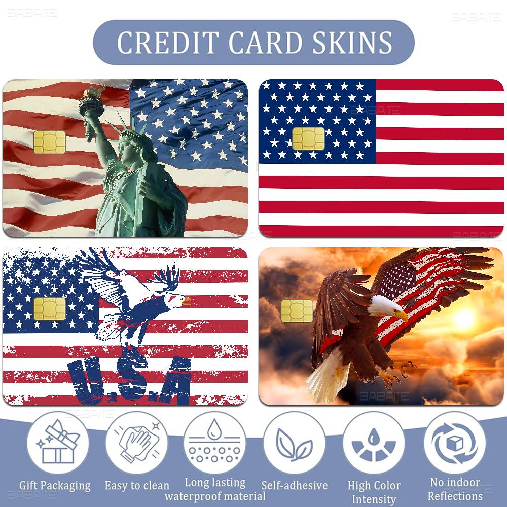 Home Decor Usa - Bandeira americana eua diy cartão de