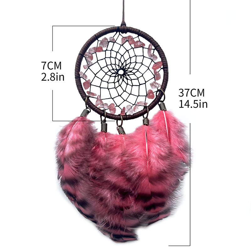 Boho cristal penas apanhadores - Boho Wind Chimes avaliação e preço