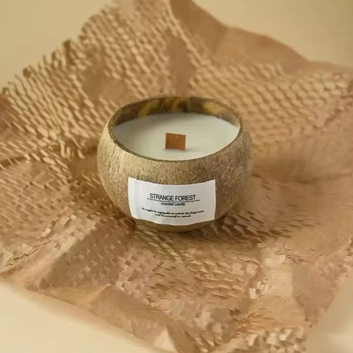 Vela perfumada de casca de coc - Home Decor Essentials avaliação e preço