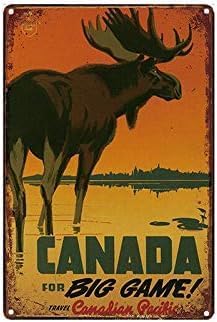 Placa de Metal Vintage Retrô C - Home Decor Canada avaliação e preço
