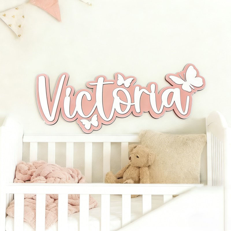 Placa de Nome de Madeira Perso - Home Decor Diy avaliação e preço