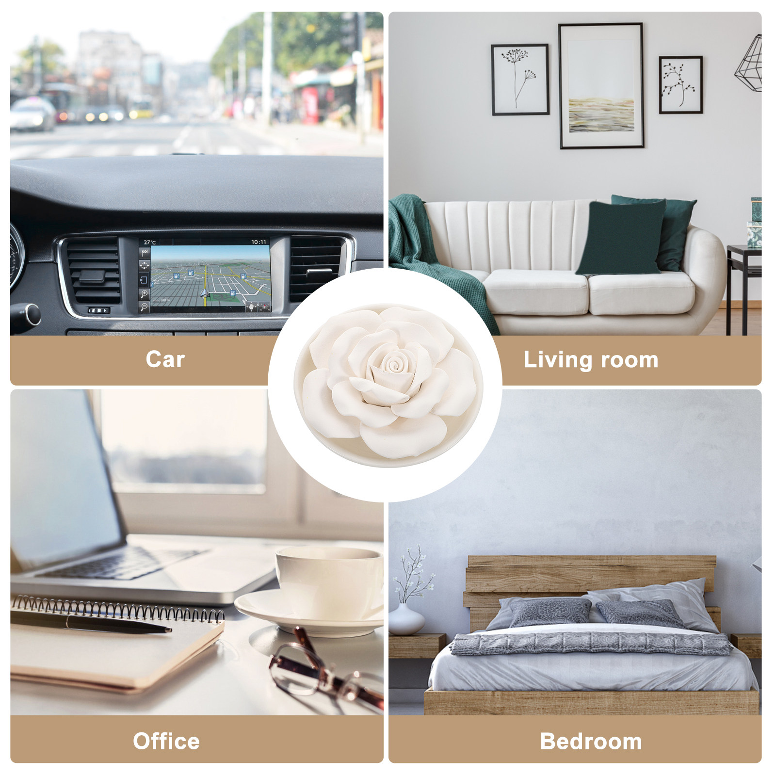 Difusor Portátil de Óleos Esse - Home Decor Essentials avaliação e preço