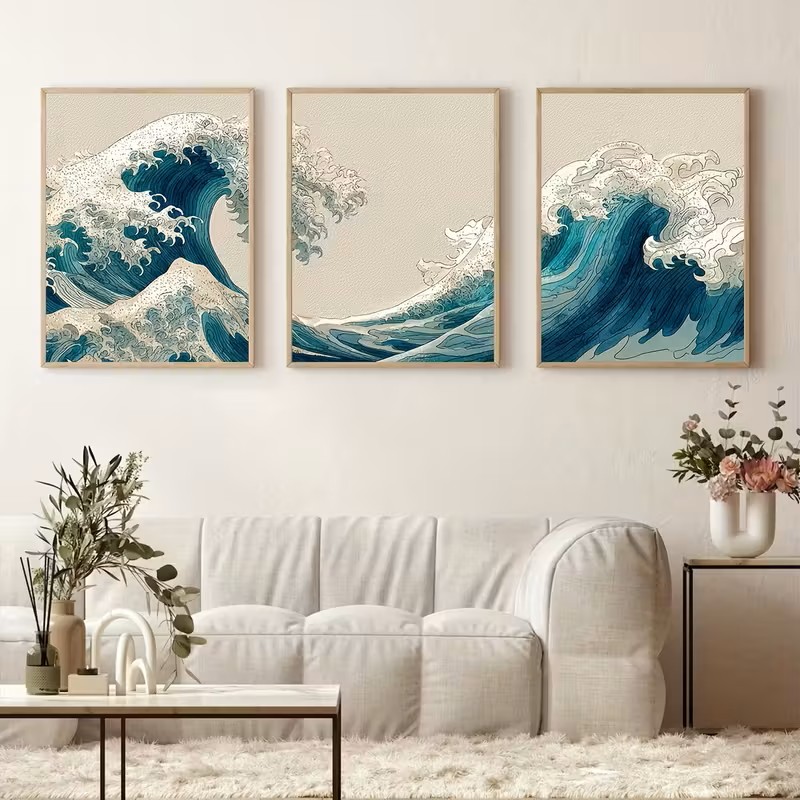 Pôster de Lona Abstrato de Pai - Home Decor Nautical avaliação e preço