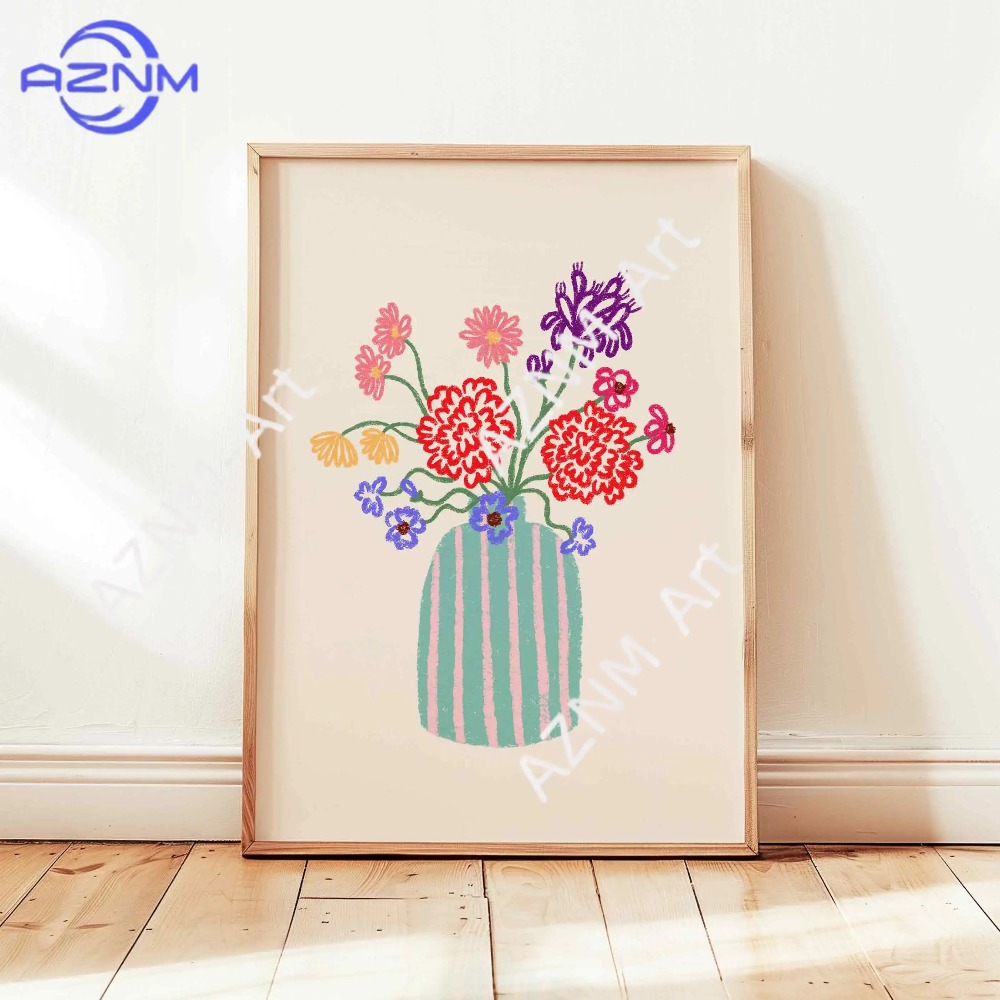 1/3 peças Pôster Abstrato de V - Home Decor Vase avaliação e preço