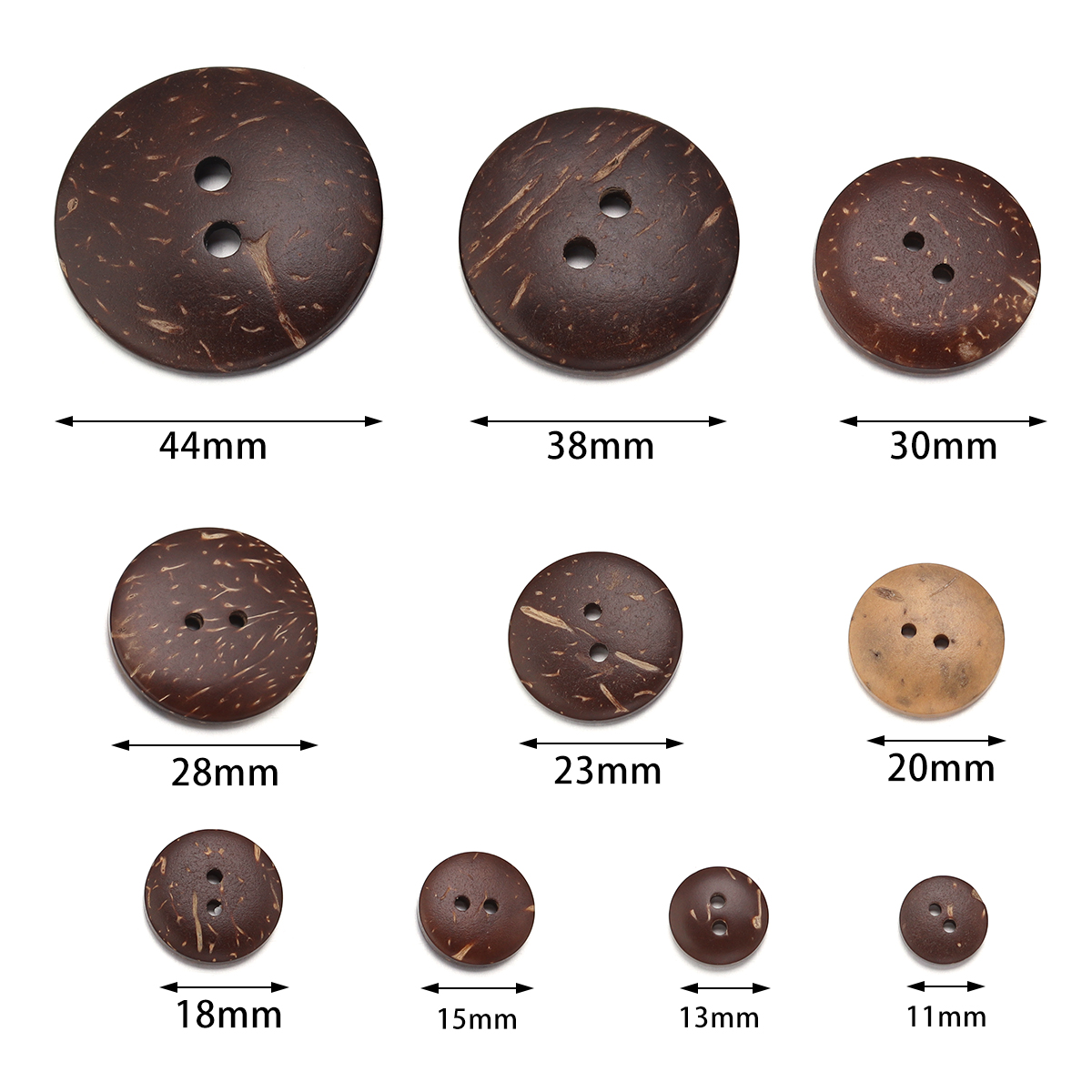 10-100Pcs botão de casca de co - Home Decor Manufacturers avaliação e preço