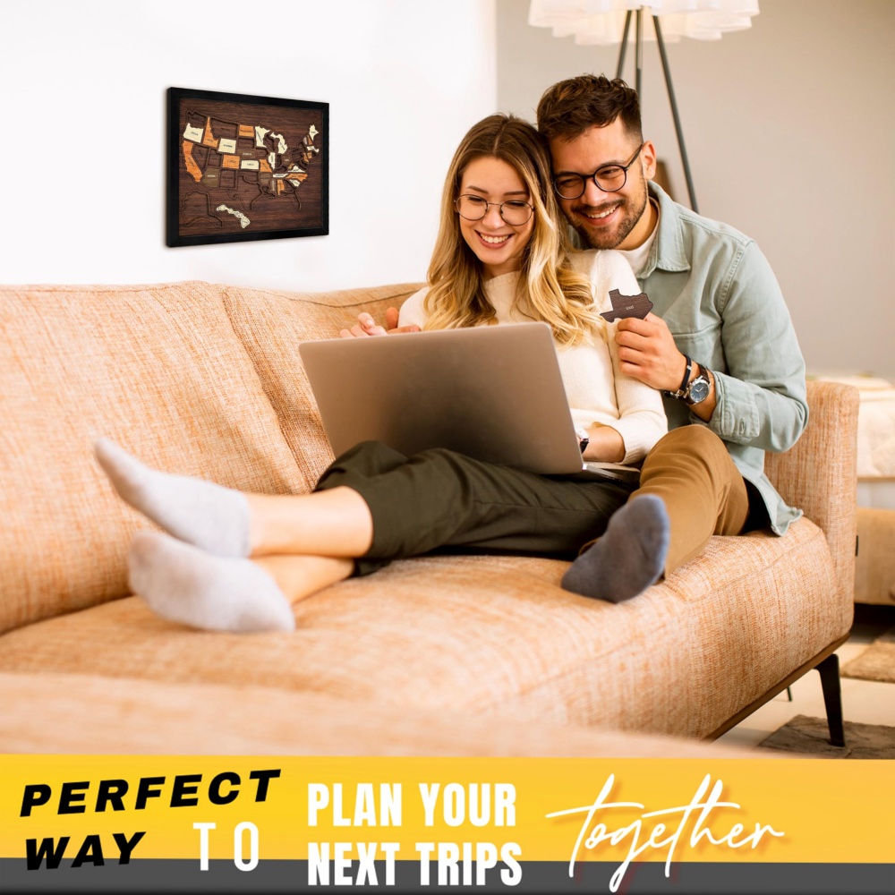 Quebra-cabeça de mapa dos EUA  - Home Decor Usa avaliação e preço