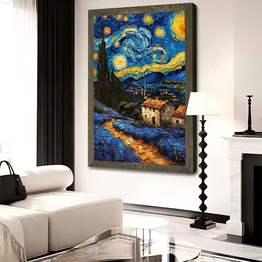 Pôster de Paisagem de Van Gogh - Home Decor Luxury avaliação e preço
