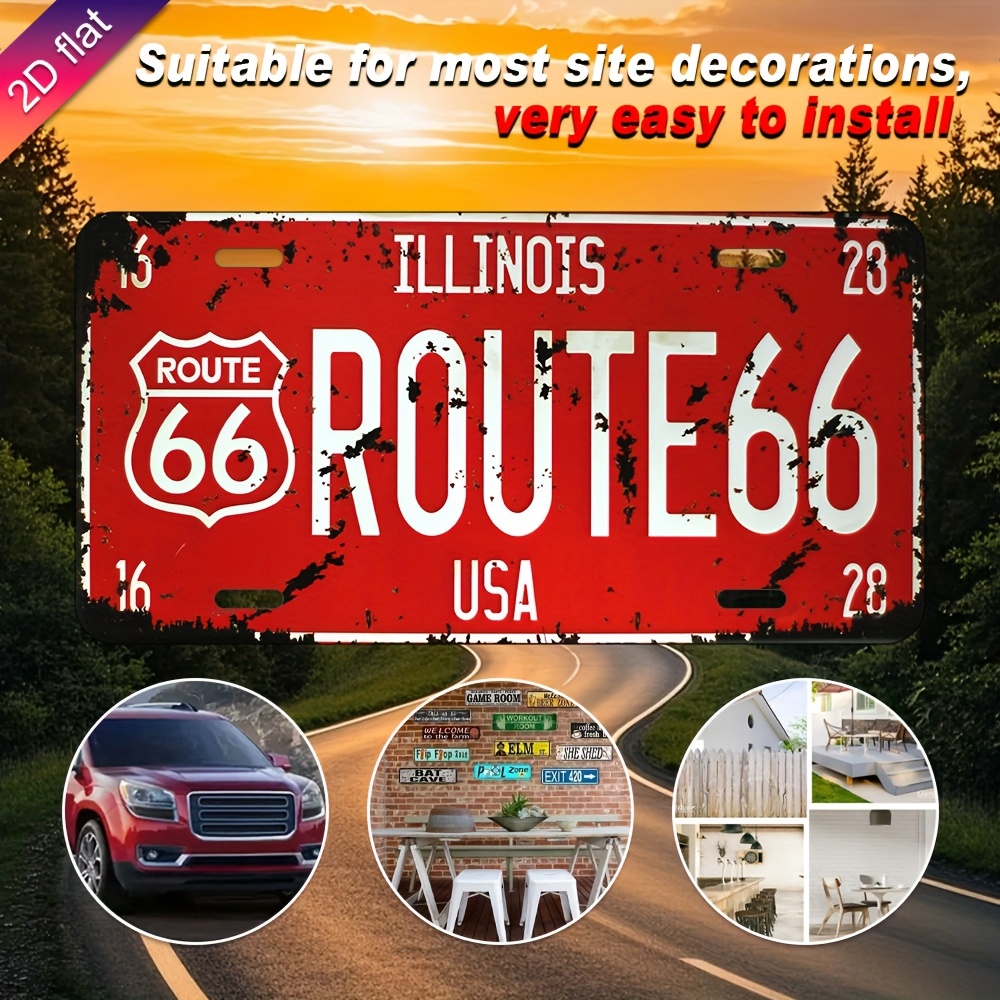 Placa de Metal de Alumínio Est - Home Decor Usa avaliação e preço