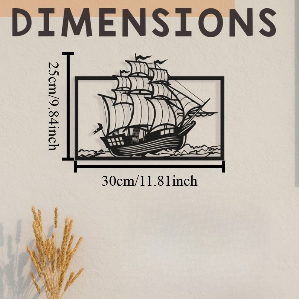 Arte de Parede em Metal com Te - Home Decor Nautical avaliação e preço