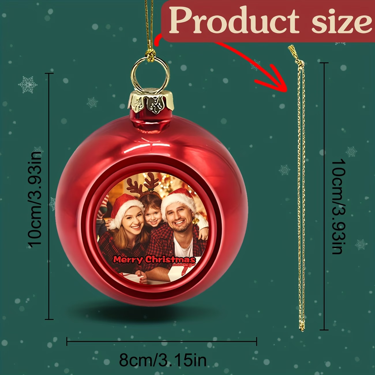 Enfeites de Natal Personalizad - Home Decor Diy avaliação e preço