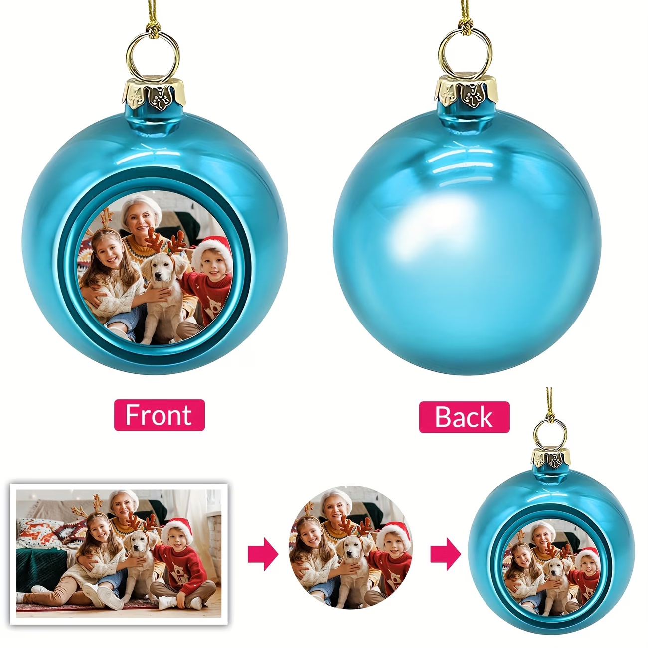 Enfeites de Natal Personalizad - Home Decor Diy avaliação e preço