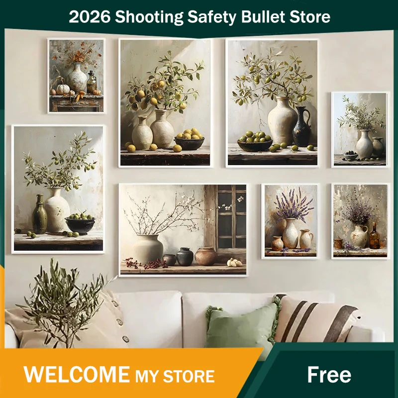 Pôsteres Vintage de Natureza M - Home Decor Vase avaliação e preço
