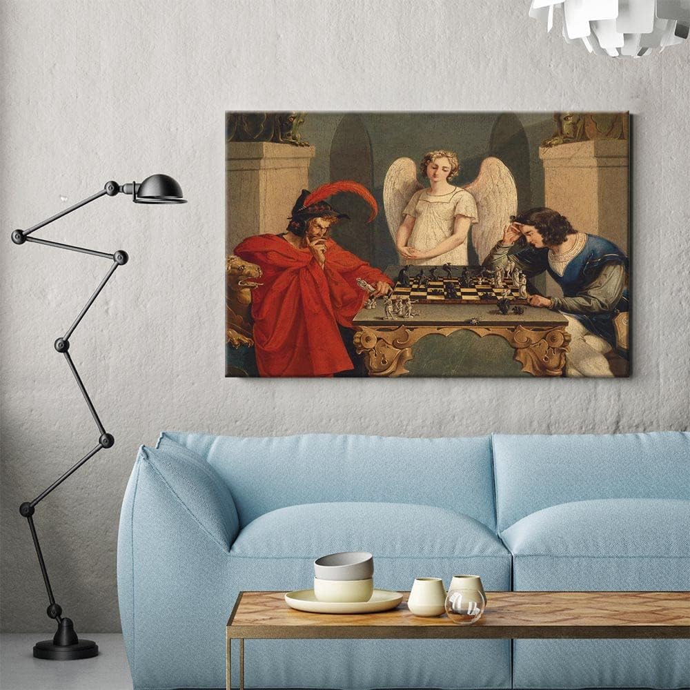 Iuhyfmsm vintage faust e mefis - Geometric Wall Art avaliação e preço