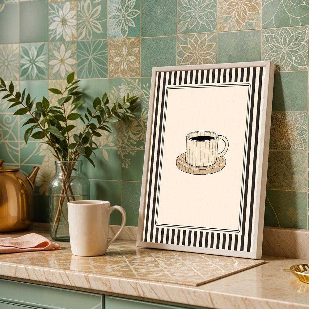 1 peça de Pôster sem moldura,  - Geometric Wall Art avaliação e preço