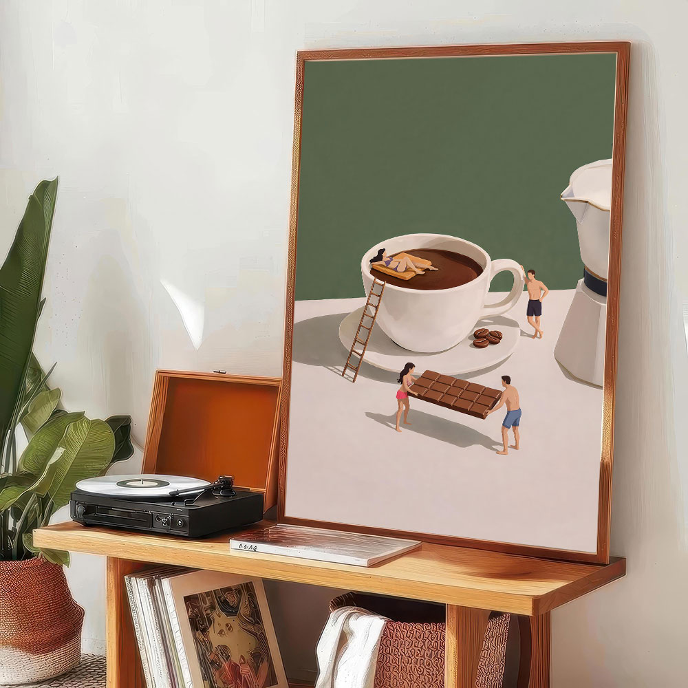 1 peça de Pôster sem moldura,  - Geometric Wall Art avaliação e preço