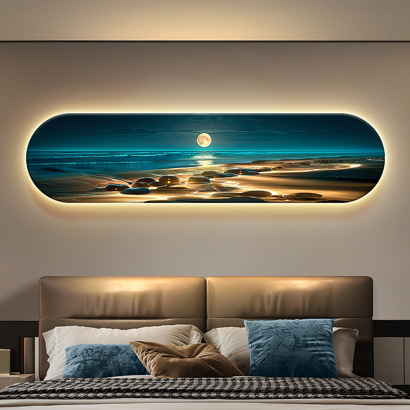 Ondas do oceano lâmpada de par - Hanging Moon Lamp avaliação e preço