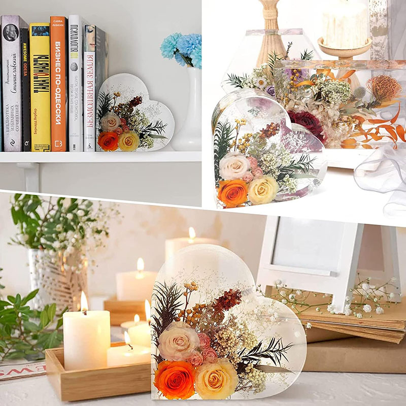 Molde de resina epóxi de coraç - Home Decor Manufacturers avaliação e preço