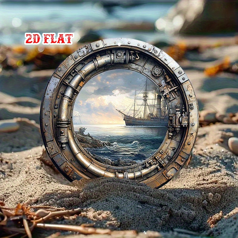 [2D Plano] Placa de Metal Náut - Home Decor Nautical avaliação e preço