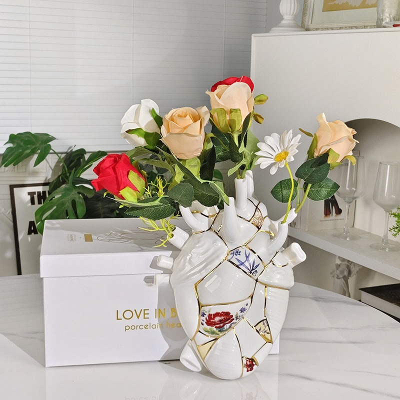 Vaso em forma de coração para  - Home Decor Luxury avaliação e preço