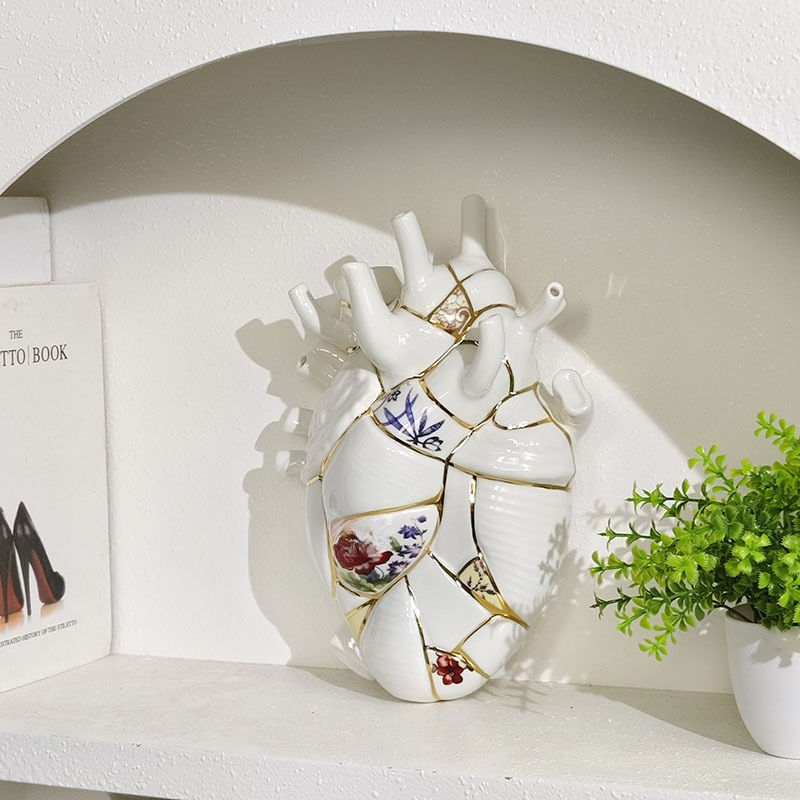 Vaso em forma de coração para  - Home Decor Luxury avaliação e preço