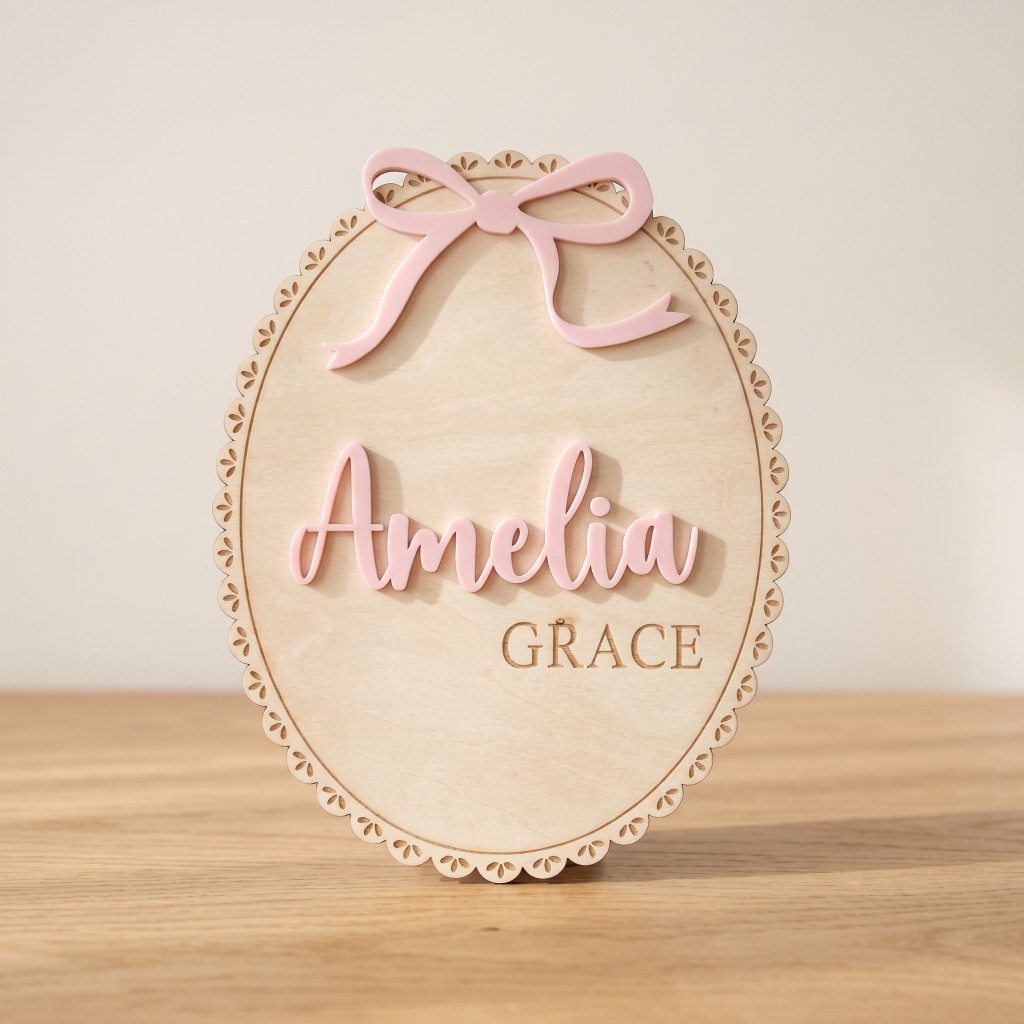 1 Peça Placa de Nome de Madeir - Home Decor Pinterest avaliação e preço