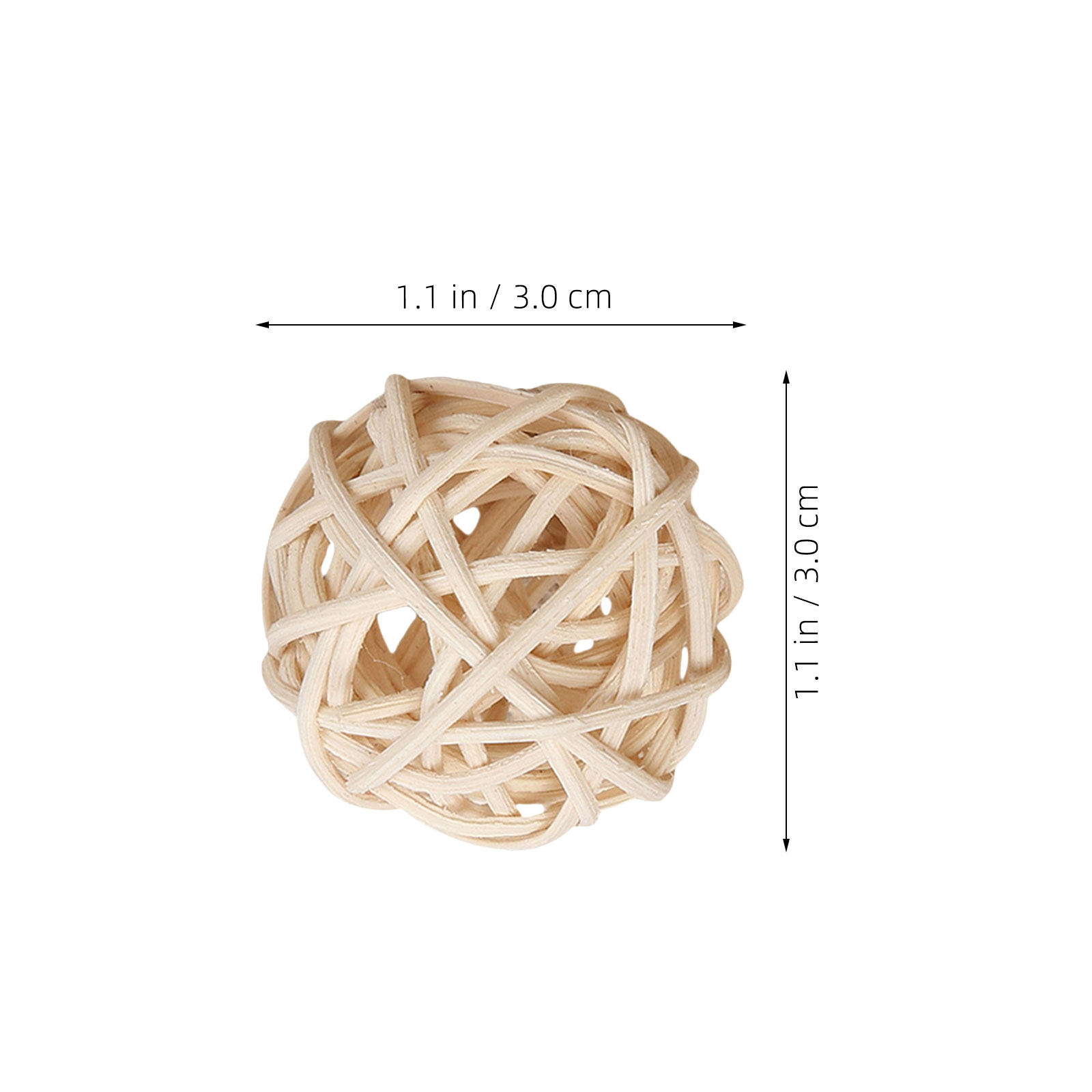 35 Peças de Bolas de Rattan Na - Home Decor Vase avaliação e preço