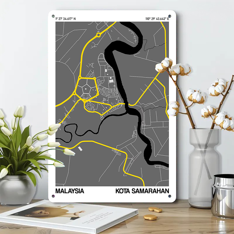 Kota Samarahan Malásia Mapa da - Home Decor Kota avaliação e preço