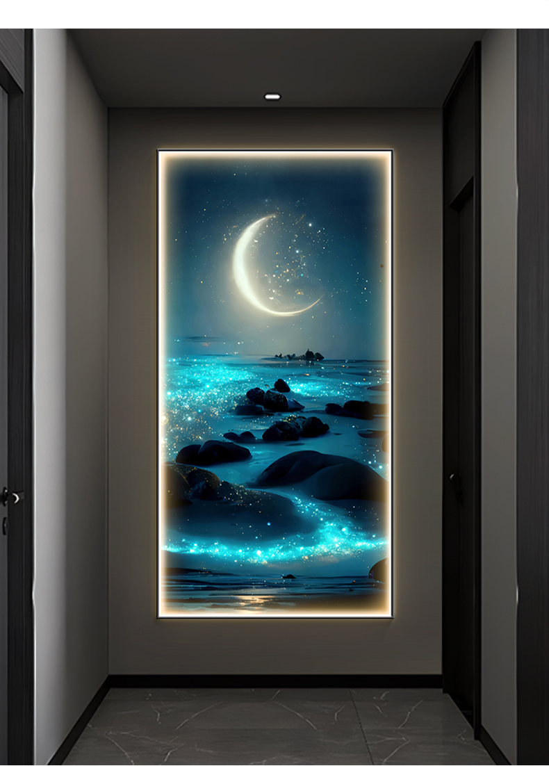 Ondas do oceano lâmpada de par - Hanging Moon Lamp avaliação e preço