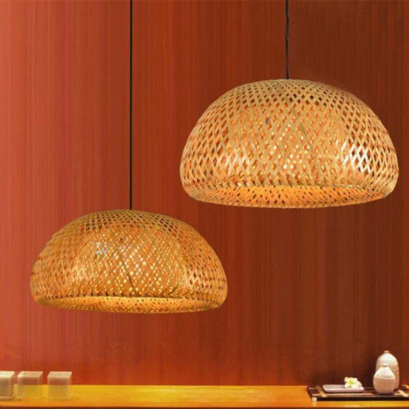 Luz pingente de bambu lamparas - Hanging Moon Lamp avaliação e preço
