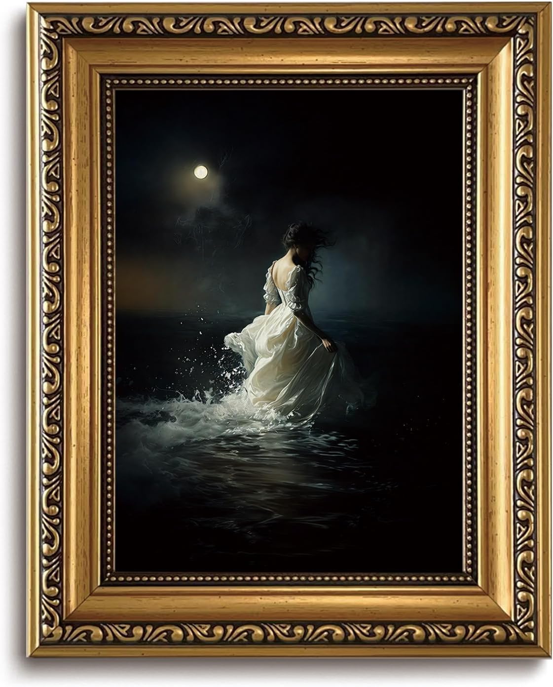 Quadro em Tela Emoldurado: Mul - Home Decor Gothic avaliação e preço