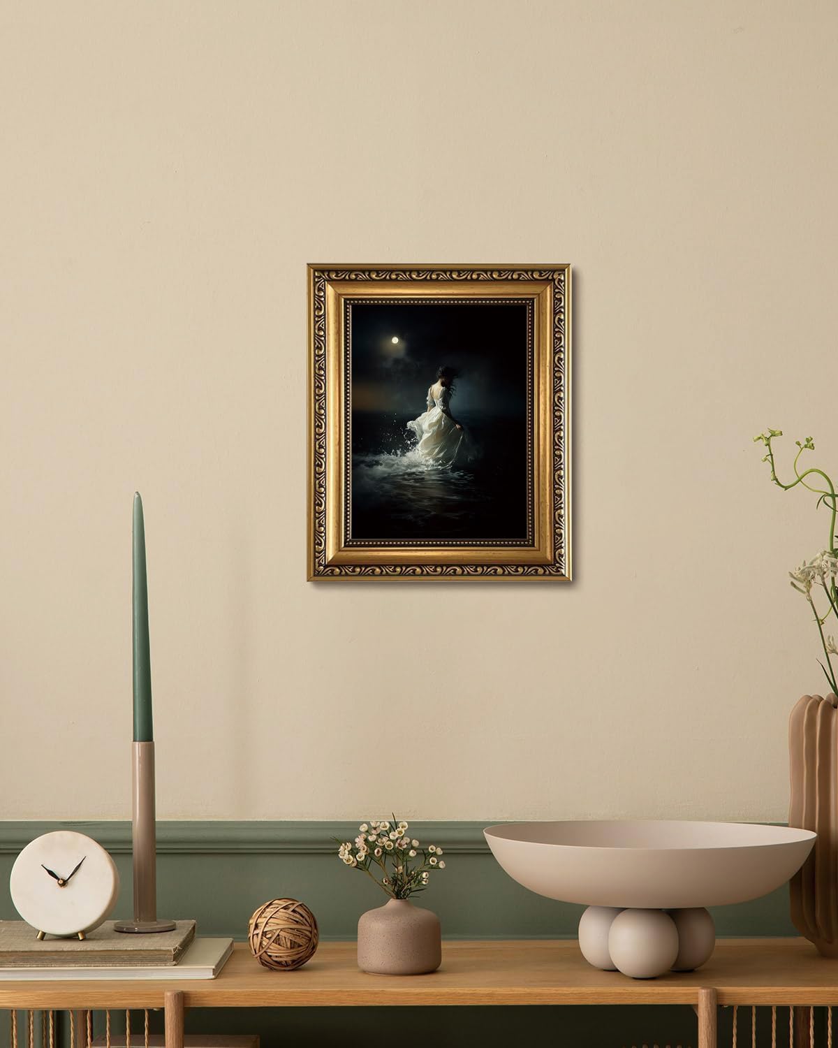 Quadro em Tela Emoldurado: Mul - Home Decor Gothic avaliação e preço