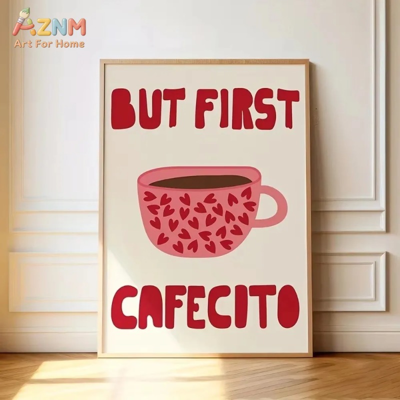 Mas Primeiro, Cafecito Coffee  - Geometric Wall Art avaliação e preço